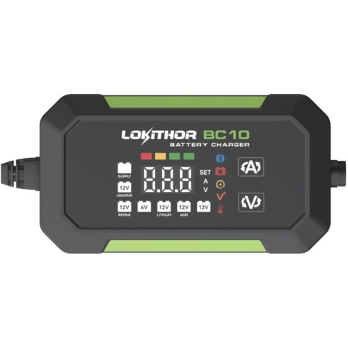 Lokithor BC10 5A-10A 2V/18.5V Car Battery Charger with APP Charging Monitoring