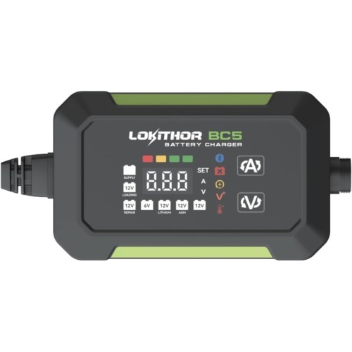 Lokithor BC5 0.75-5A 2V/18.5V Car Battery Charger with APP Charging Monitoring